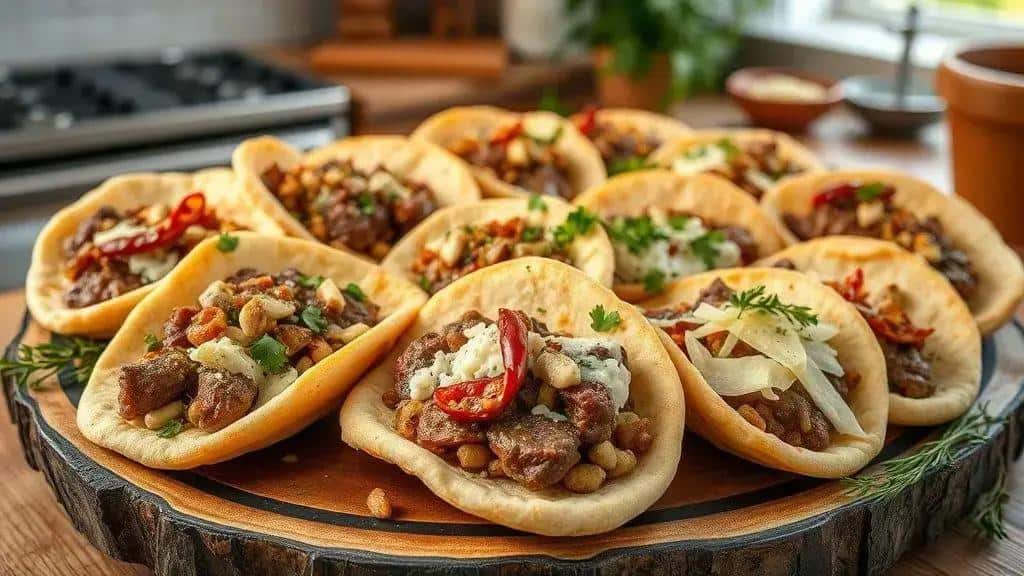 Variações da esfiha de carne aberta para experimentar Variações da esfiha de carne aberta para experimentar