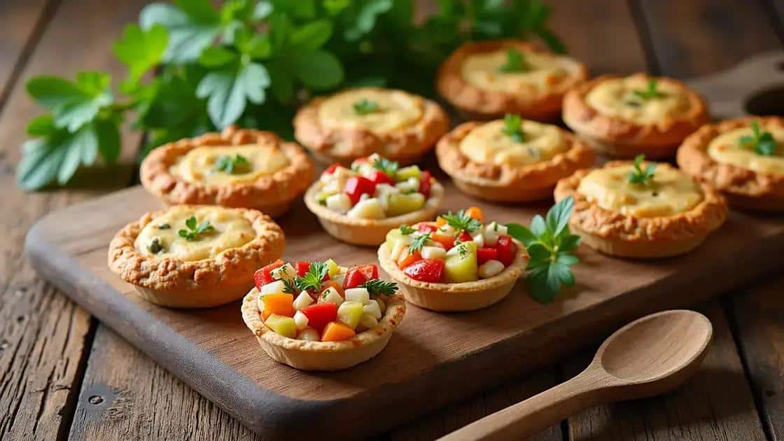 Variações da torta salgada de sardinha