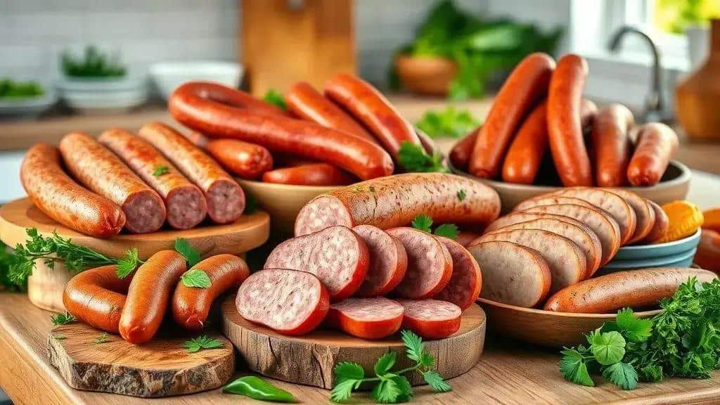 Variações de linguiça para experimentar Variações de linguiça para experimentar