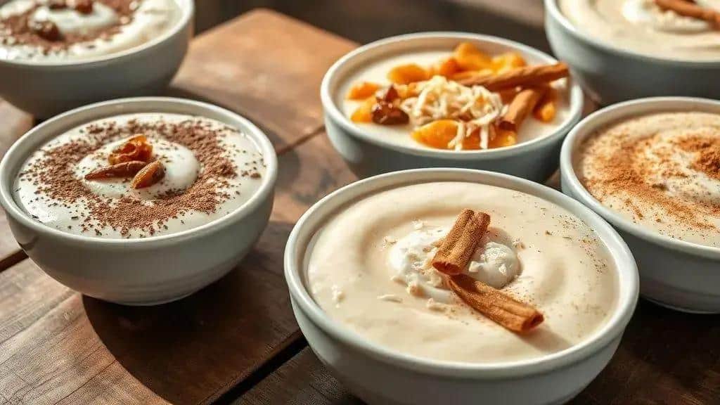 Variações deliciosas da canjica de micro-ondas
