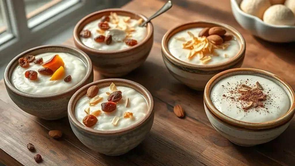 Variações deliciosas para o arroz doce na pressão