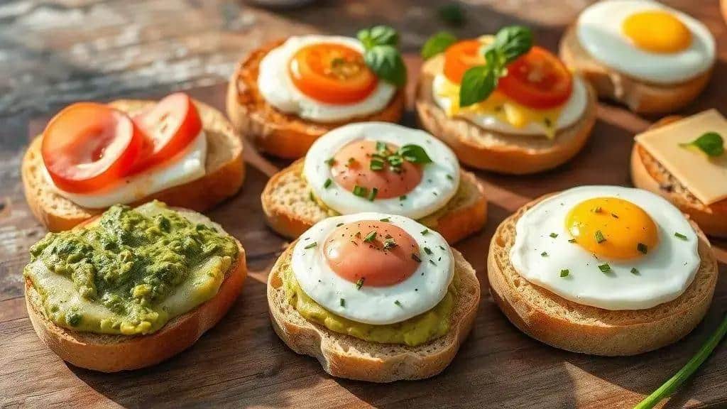 Variações deliciosas para o pão com ovo