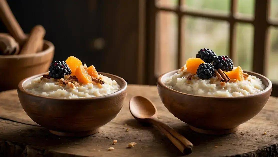 Variações e curiosidades do arroz doce cremoso