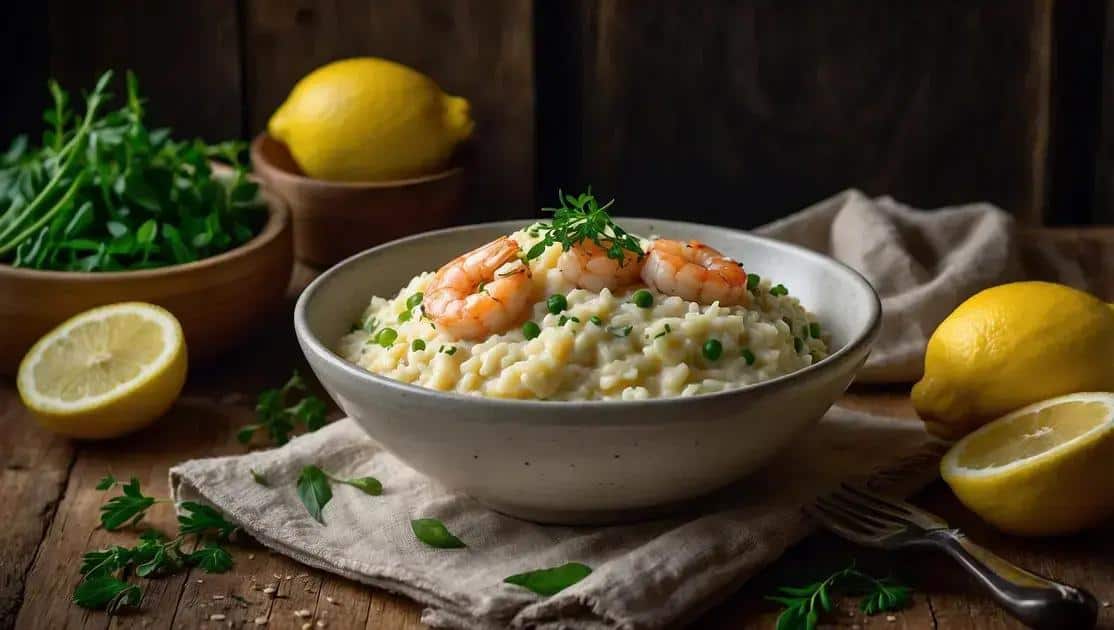 Variações e dicas para enriquecer o risoto de limão