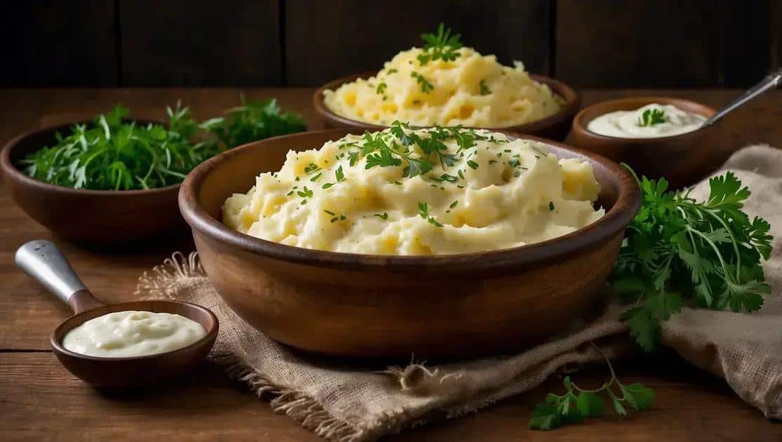 Variações e dicas para incrementar o purê de batata