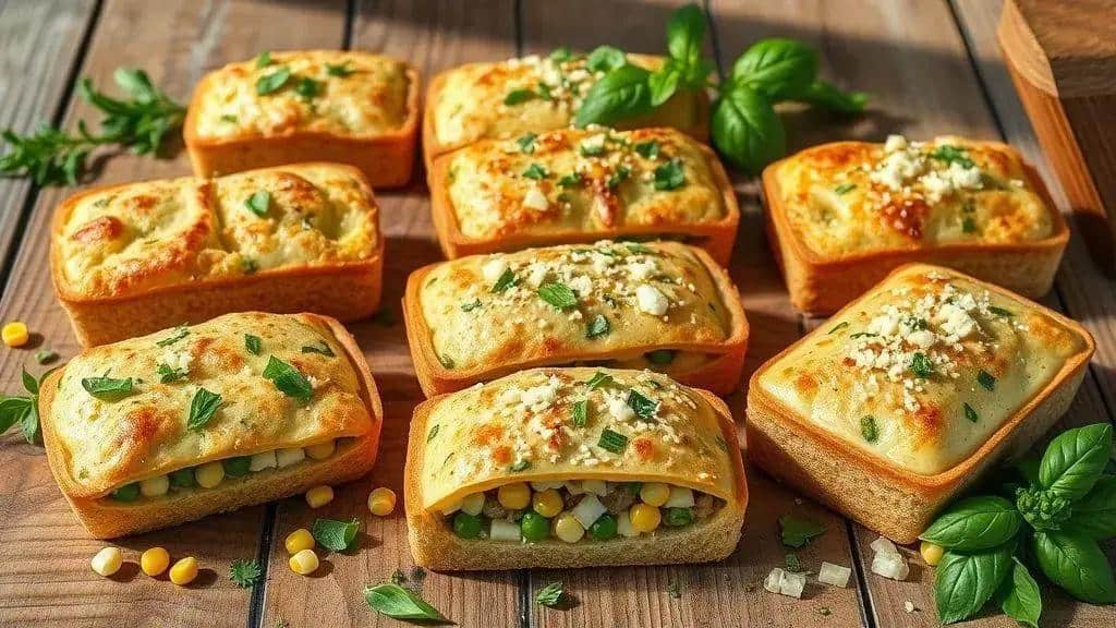 Variações e substituições na torta de sardinha