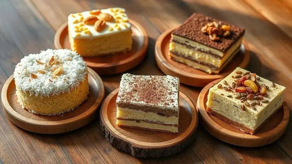 Variações interessantes do bolo de mandioca