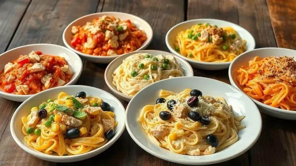 Variações saborosas para o macarrão com atum