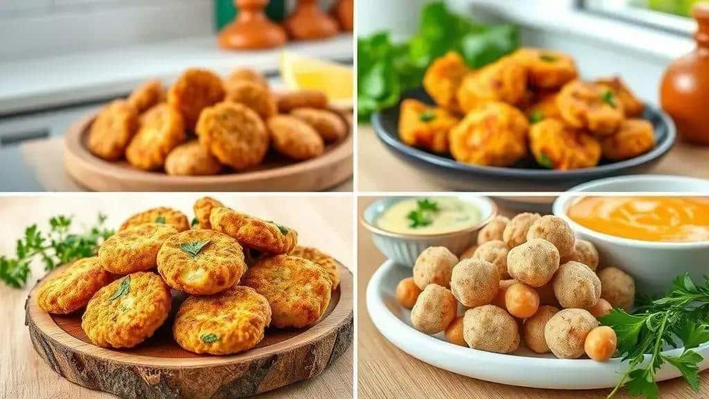 Variações saudáveis para nuggets caseiro
