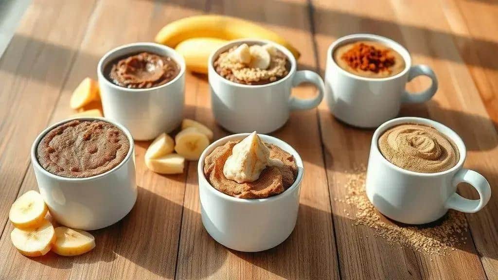 Variações saudáveis para o bolo de caneca fit