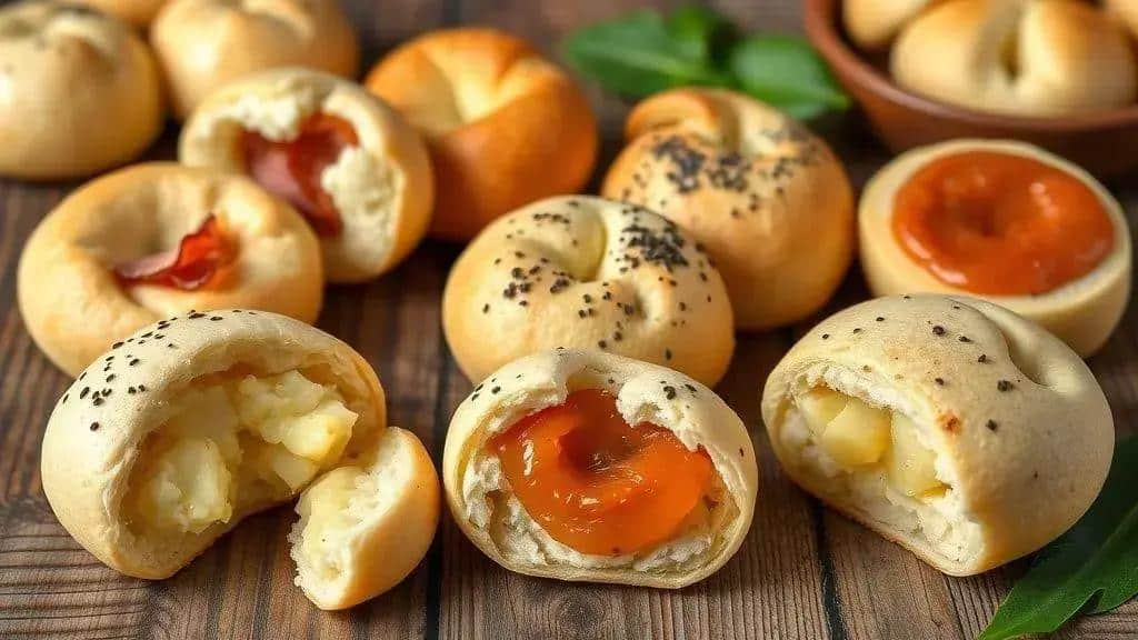 Variedades e adaptações do pão de queijo Variedades e adaptações do pão de queijo