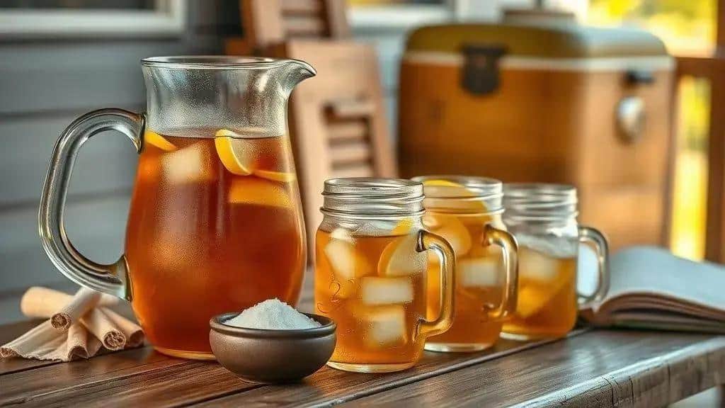 A história e curiosidades do sweet tea no sul dos EUA