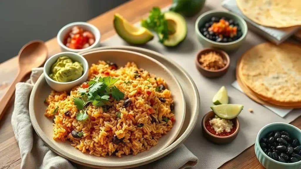 Acompanhamentos e montagem do prato