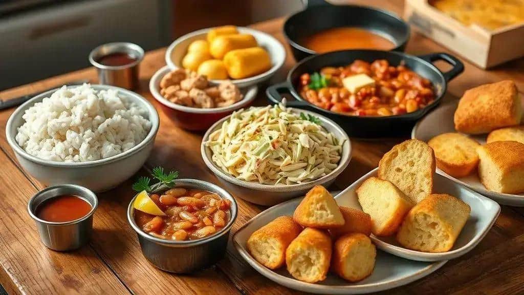 Acompanhamentos ideais para pratos cajun e creole