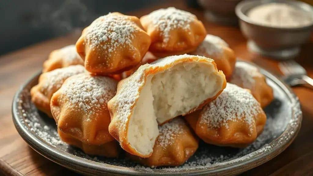 Bolinhos Fritos com Açúcar Cajun & Creole beignets