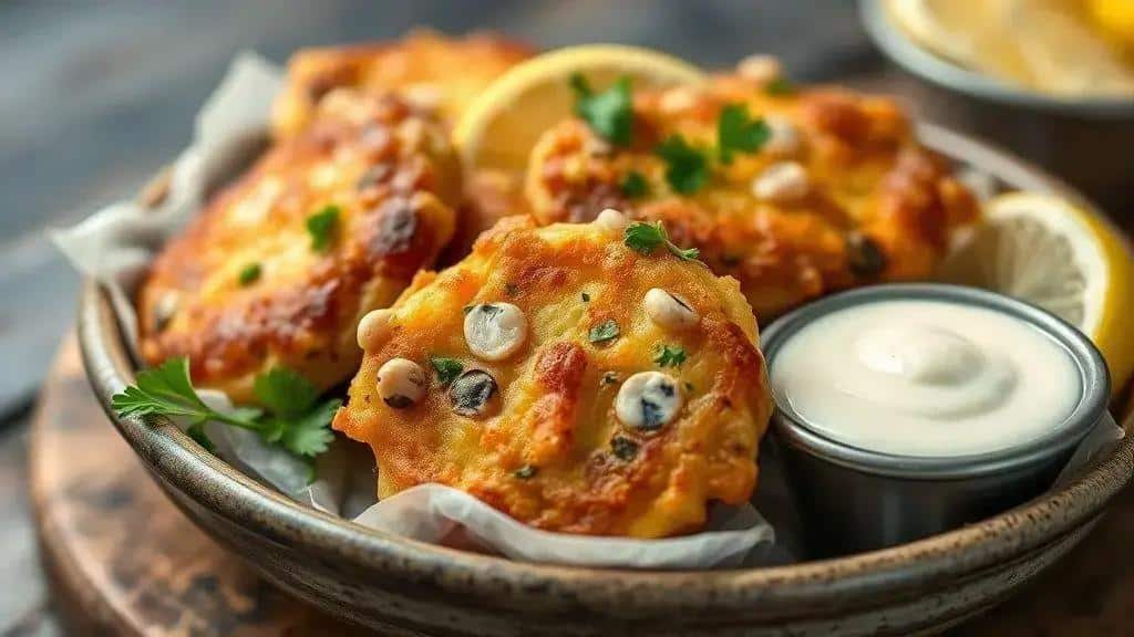 Bolinhos Fritos de Marisco New England clam fritters