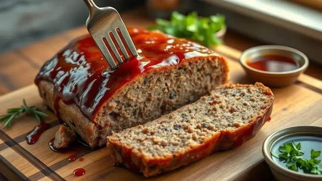 Bolo de Carne à Moda do Sul Sul dos EUA meatloaf