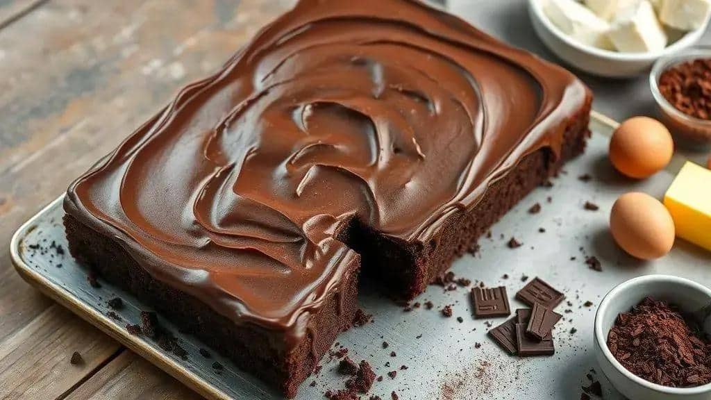 Bolo de Chocolate do Centro-Oeste Midwest chocolate cake