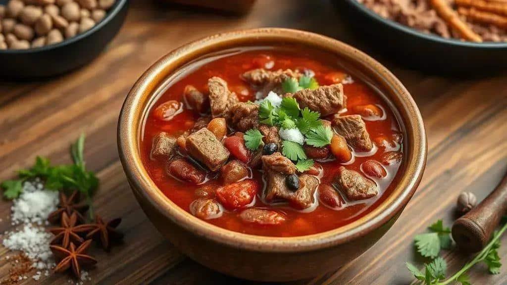 Chili de Carne Texano Caseiro Texas e Sudoeste beef chili 4 Chili de Carne Texano Caseiro Texas e Sudoeste beef chili