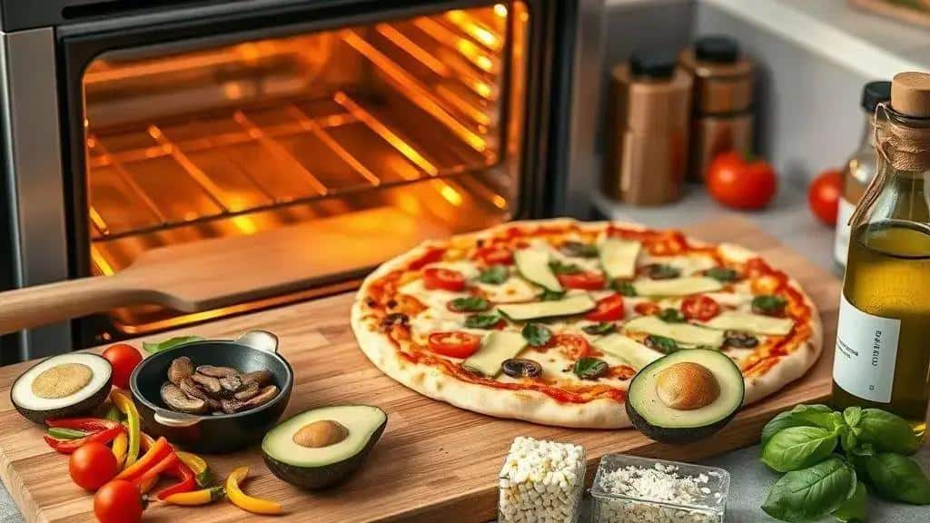 Como preparar a pizza vegetariana colorida costa oeste