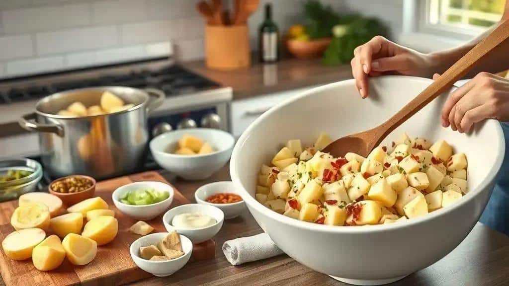 Como preparar a Southern Potato Salad passo a passo