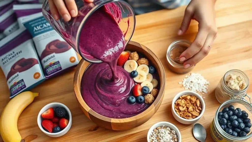 Como preparar a tigela de açaí californiana Como preparar a tigela de açaí californiana