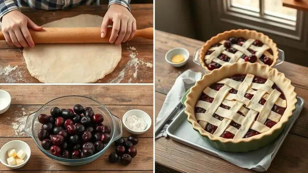 Como preparar a torta de cereja passo a passo