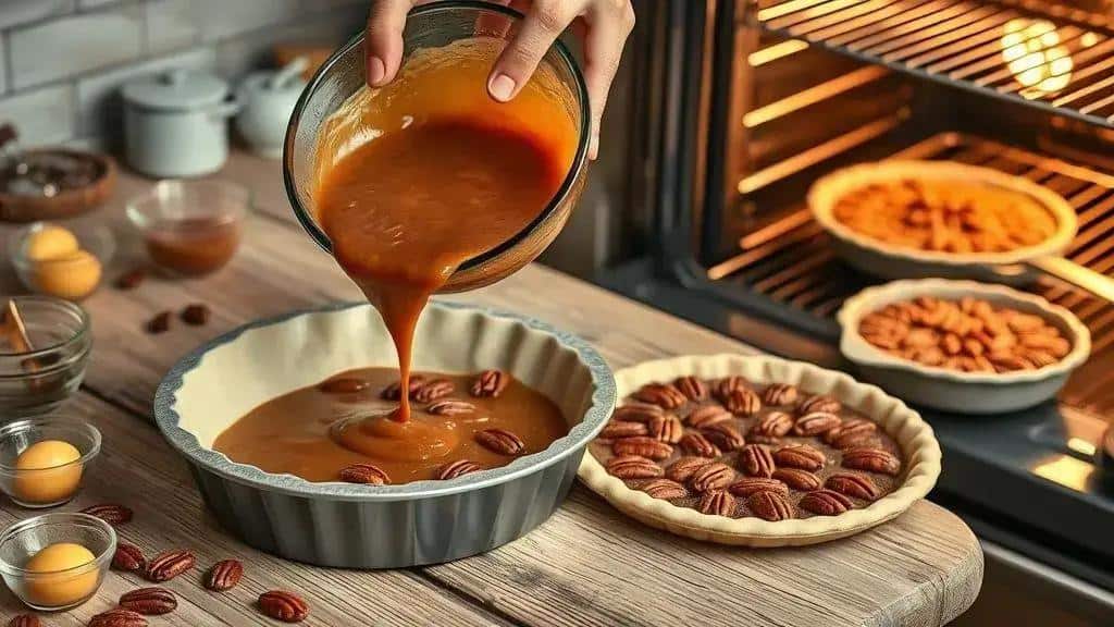 Como preparar a torta de noz-pecã passo a passo