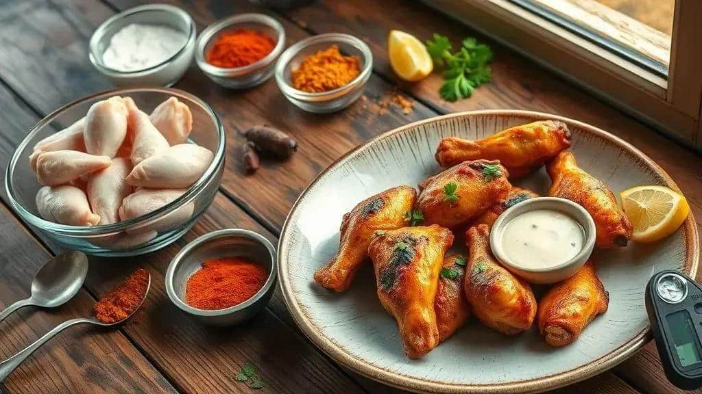 Como preparar asinhas de frango Cajun passo a passo