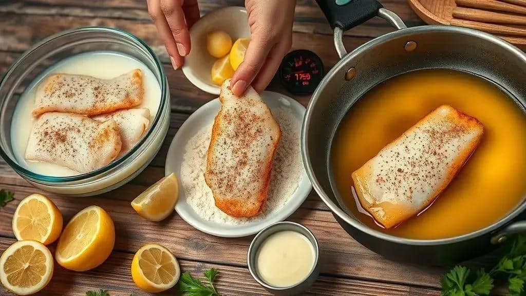 Como preparar bagre frito à moda Cajun passo a passo