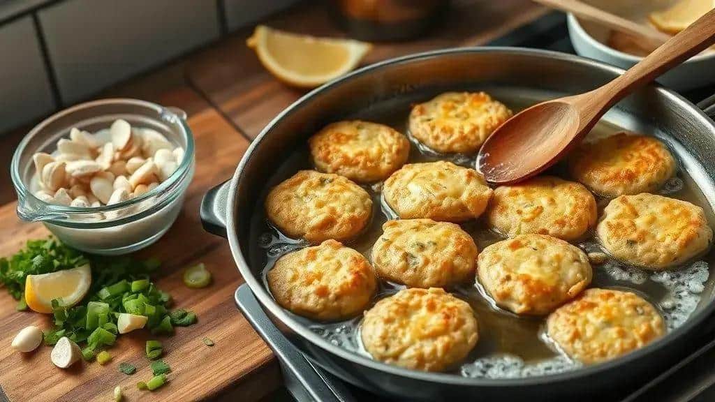 Como preparar bolinhos fritos de marisco passo a passo Como preparar bolinhos fritos de marisco passo a passo