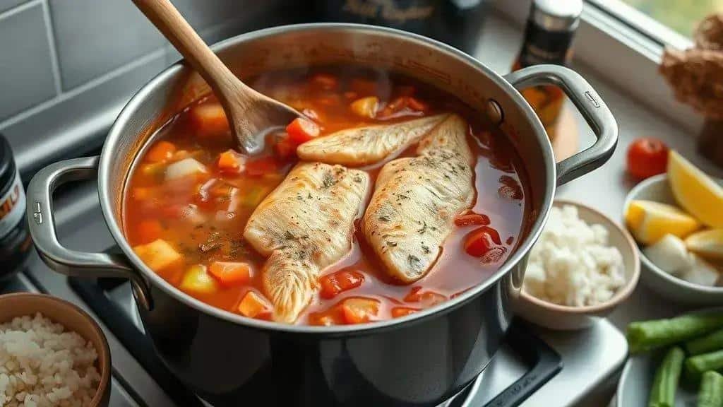 Como preparar Catfish Courtbouillon passo a passo