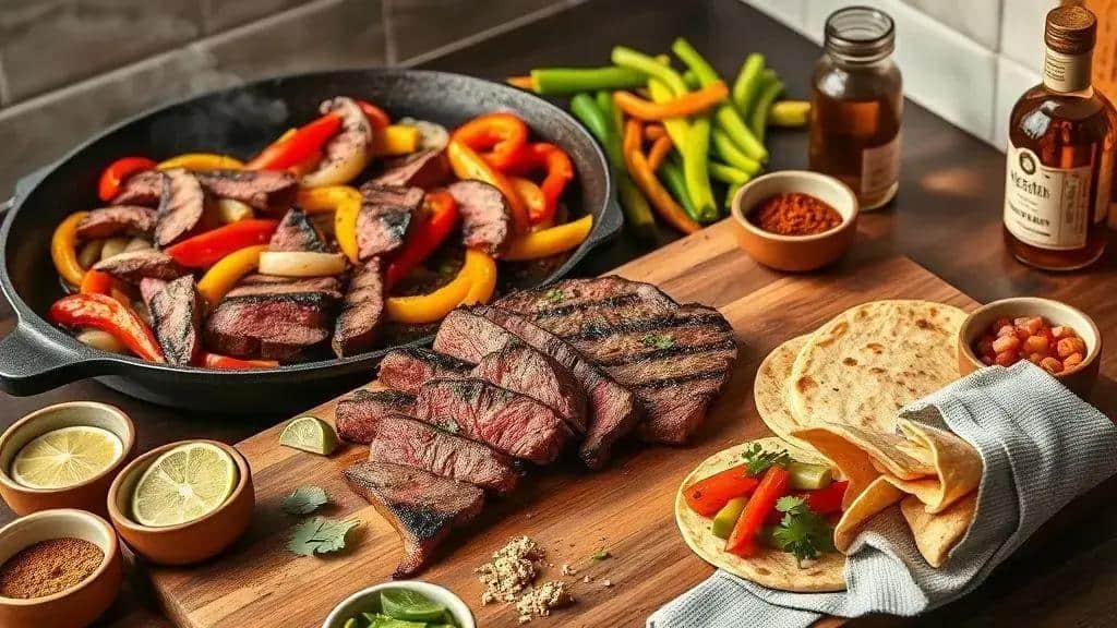 Como preparar fajitas de carne grelhada passo a passo Como preparar fajitas de carne grelhada passo a passo