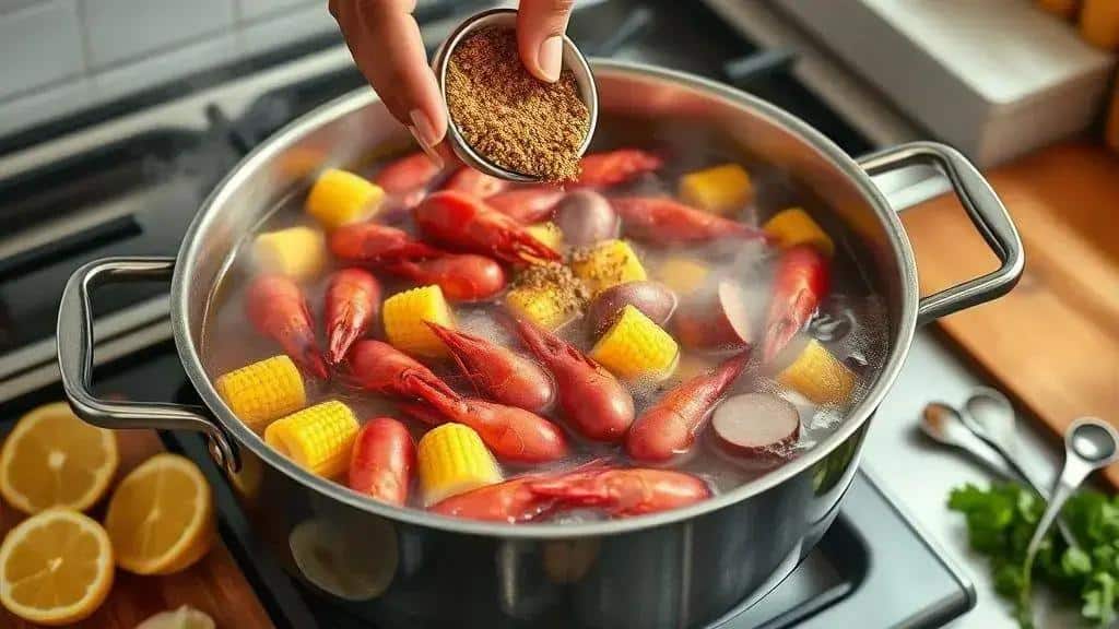Como preparar Lagostins Cozidos com Especiarias Cajun & Creole