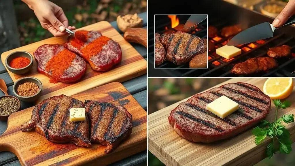 Como preparar o bife grelhado com temperos Cajun