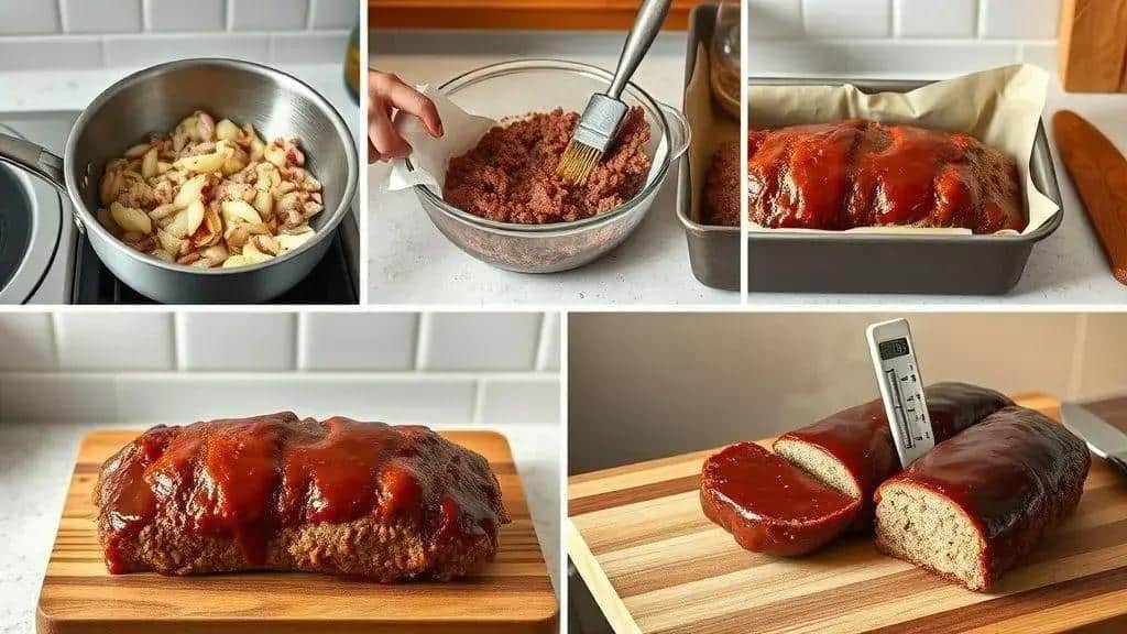Como preparar o bolo de carne Southern Meatloaf passo a passo