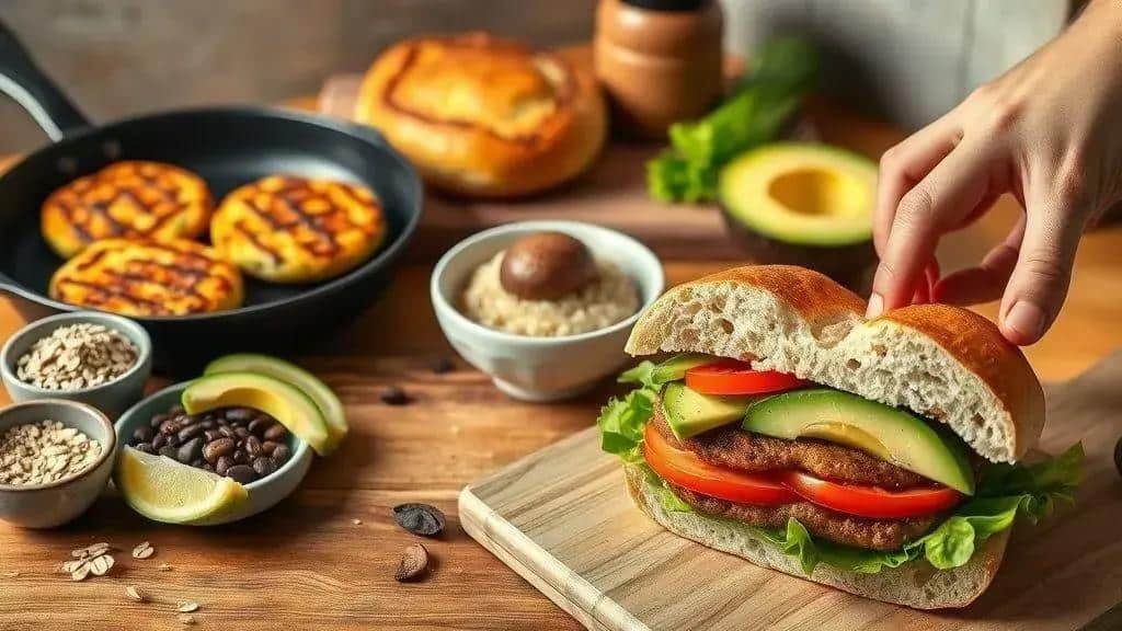 Como preparar o California Veggie Burger passo a passo