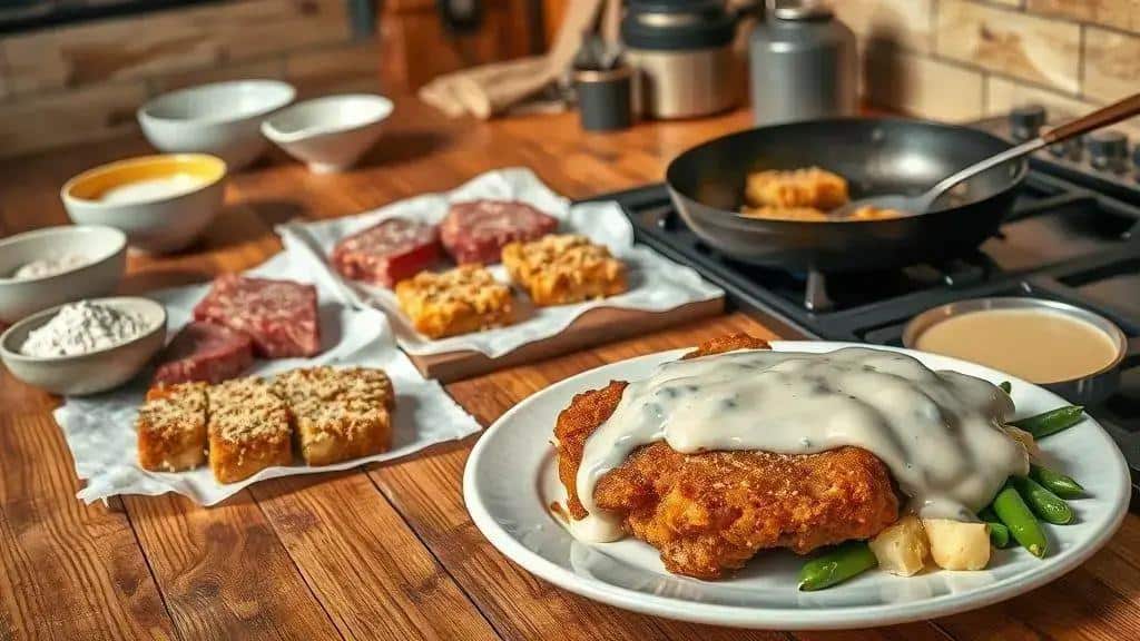 Como preparar o Country Fried Steak passo a passo