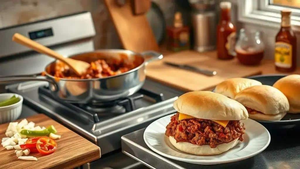 Como preparar o sanduíche Sloppy Joes passo a passo