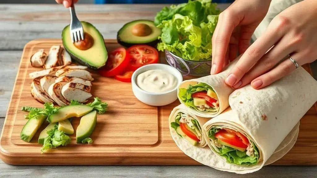 Como preparar o wrap de frango costa oeste passo a passo Como preparar o wrap de frango costa oeste passo a passo