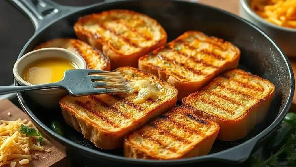 Como preparar pão grelhado com manteiga e alho Texas e Sudoeste