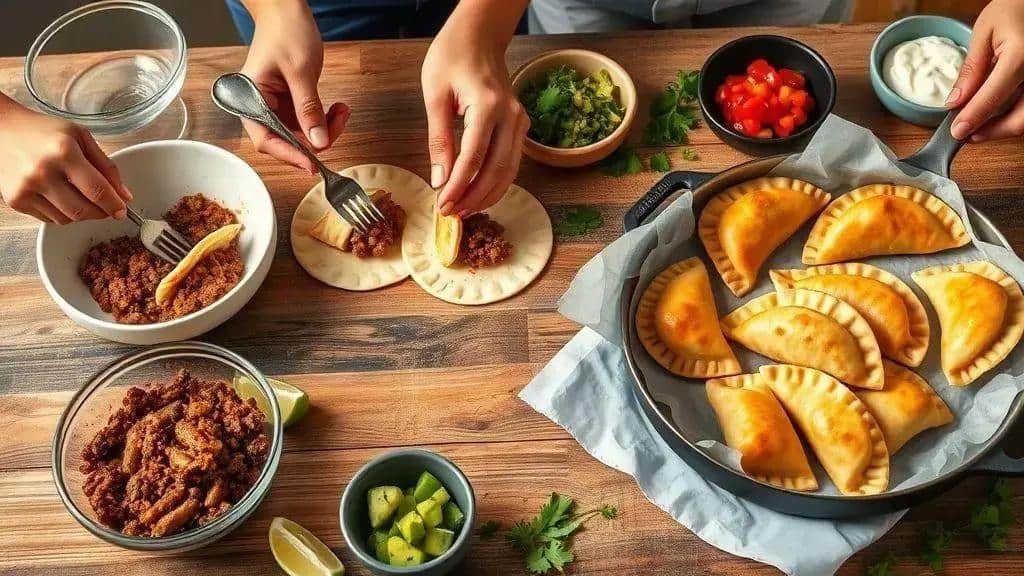Como preparar pastéis recheados tex-mex passo a passo Como preparar pastéis recheados tex-mex passo a passo