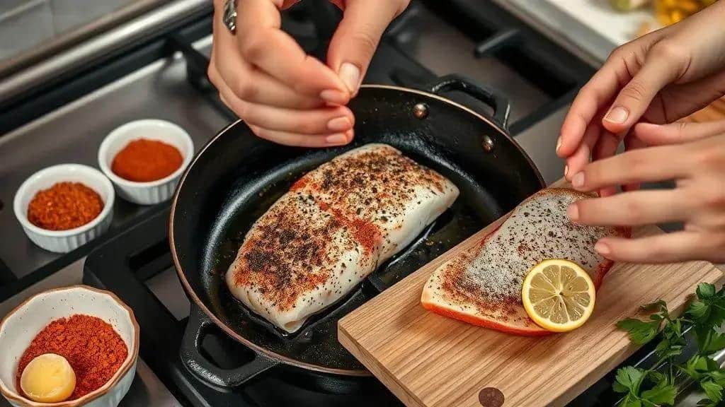 Como preparar peixe blackened passo a passo