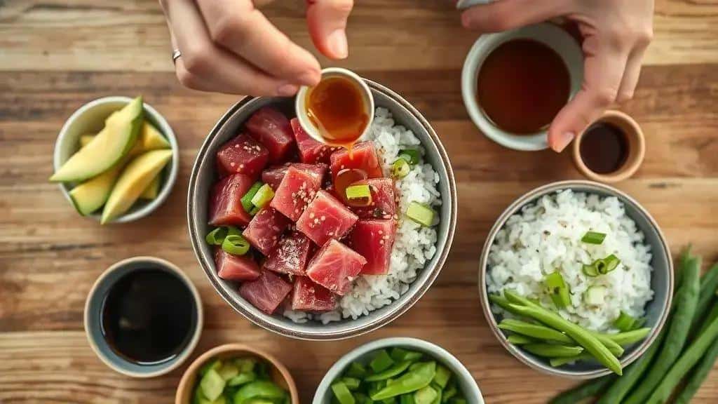 Como preparar poke de atum fresco passo a passo