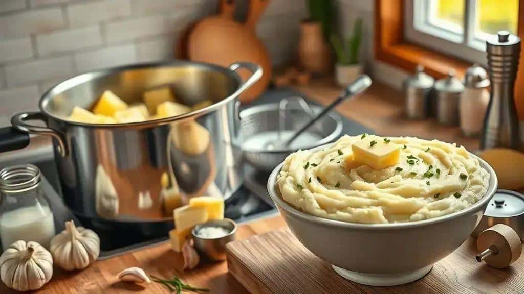 Como preparar purê de batatas caseiro estilo Midwest