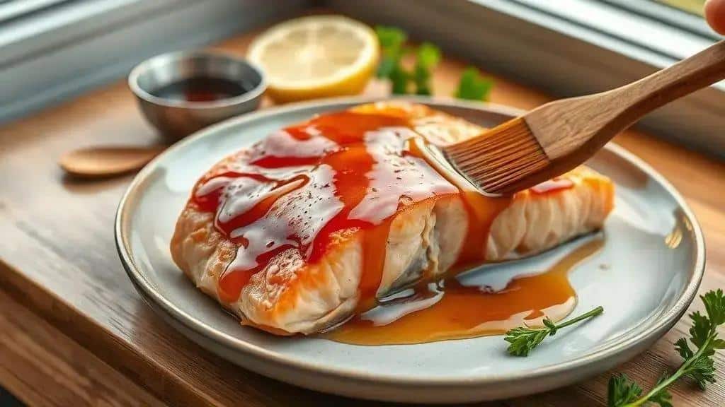 Como preparar salmão com calda de maple passo a passo