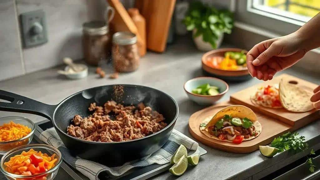 Como preparar tacos de carne moída com queijo passo a passo Como preparar tacos de carne moída com queijo passo a passo