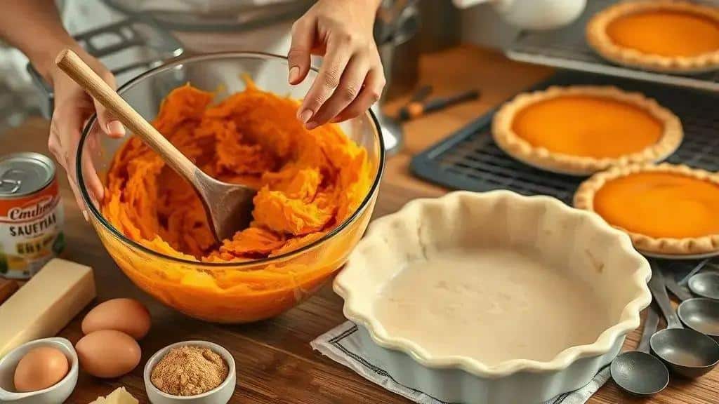 Como preparar torta de batata-doce do sul passo a passo