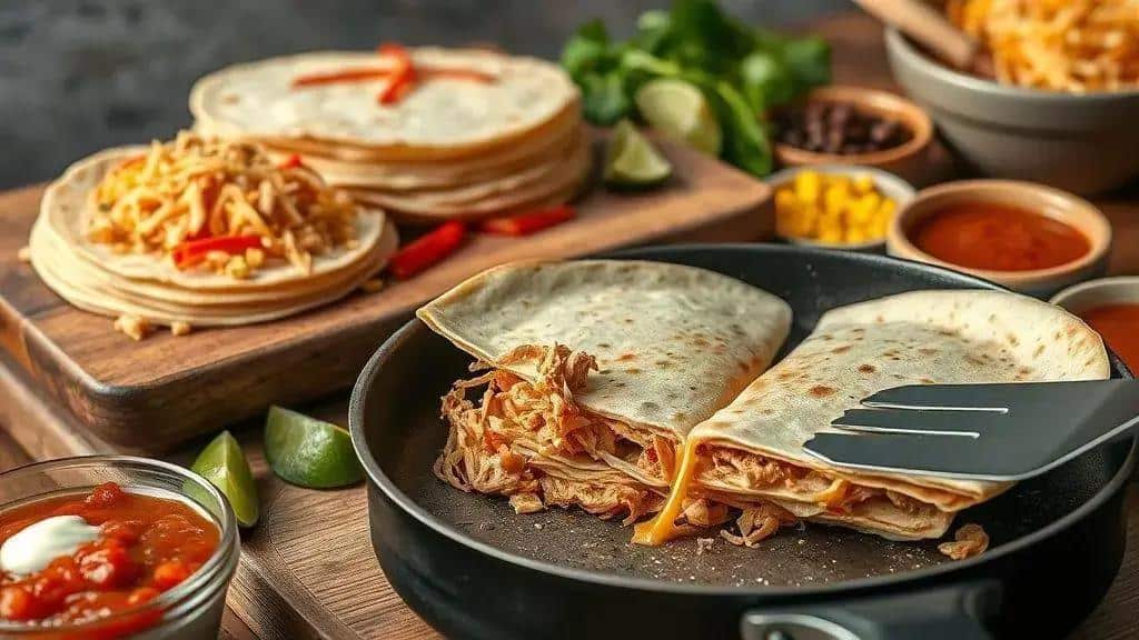 Como preparar tortilhas recheadas com queijo Texas e Sudoeste Como preparar tortilhas recheadas com queijo Texas e Sudoeste