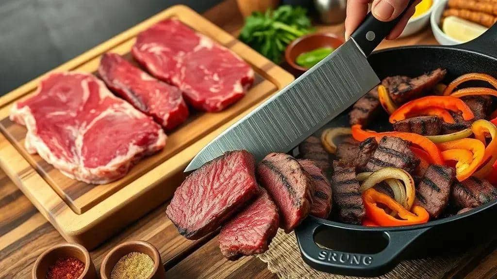 Cortes de carne ideais e técnicas de corte para grelhar Cortes de carne ideais e técnicas de corte para grelhar